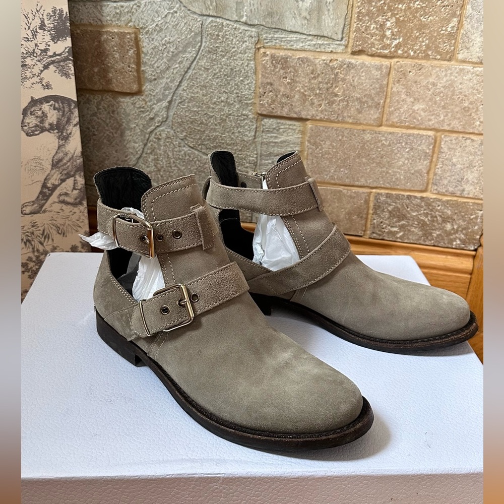 Burberry suede ankle boots